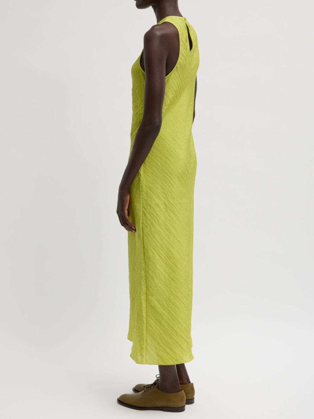 NWOT*Tibi The Crinkle Slip Midi Bias Dress - US 4 - Picture 2 of 11